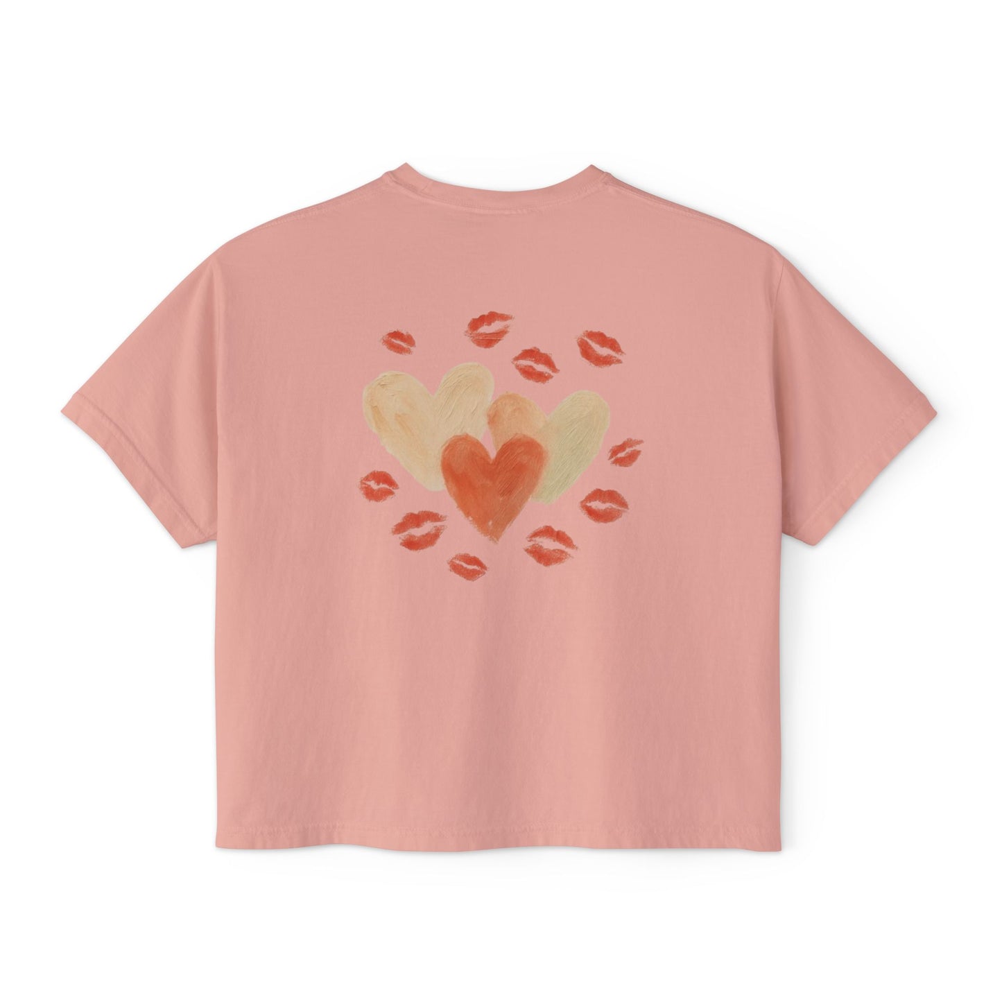 "Just Kisses" Boxy Tee