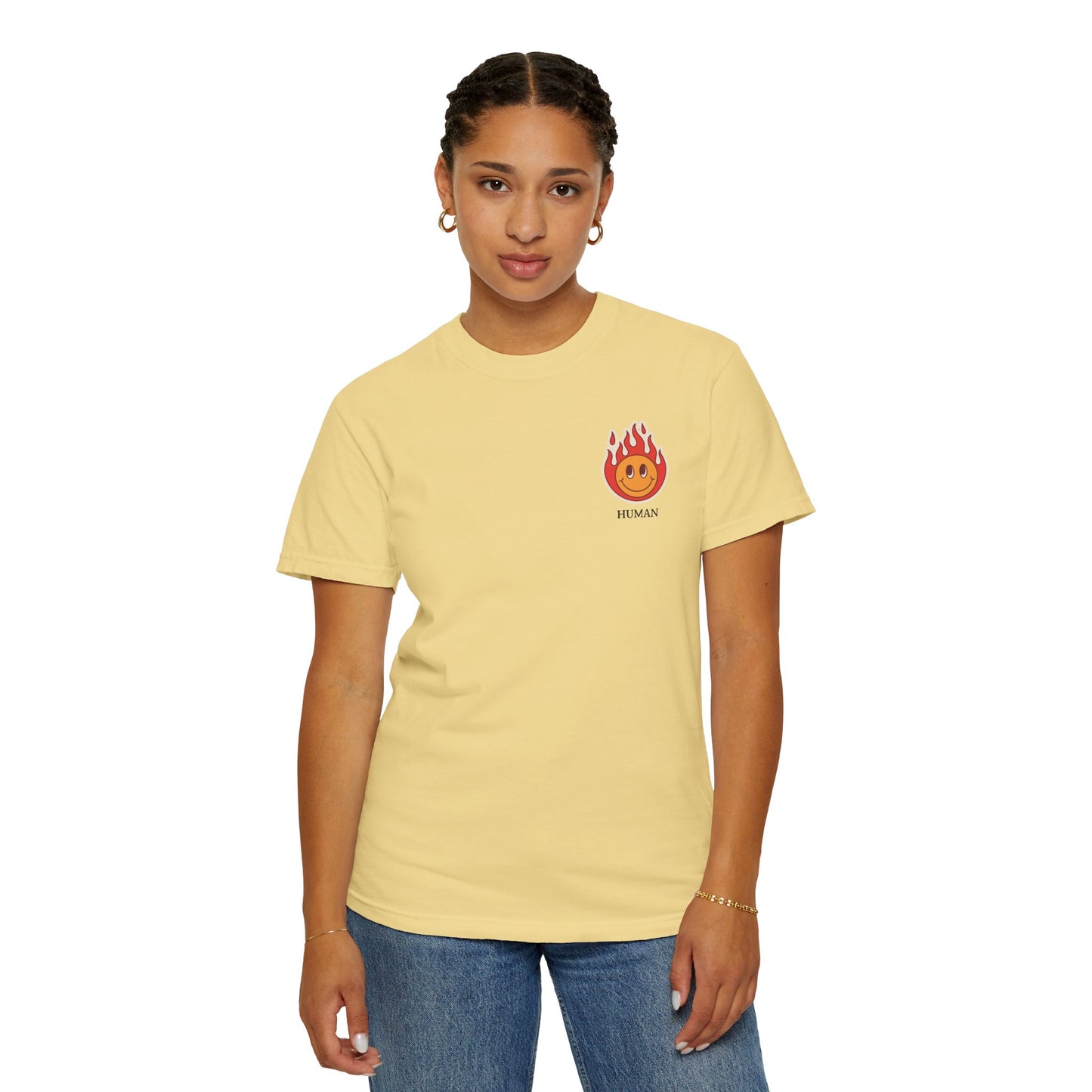 "Happily on fire" Tee - Vintage
