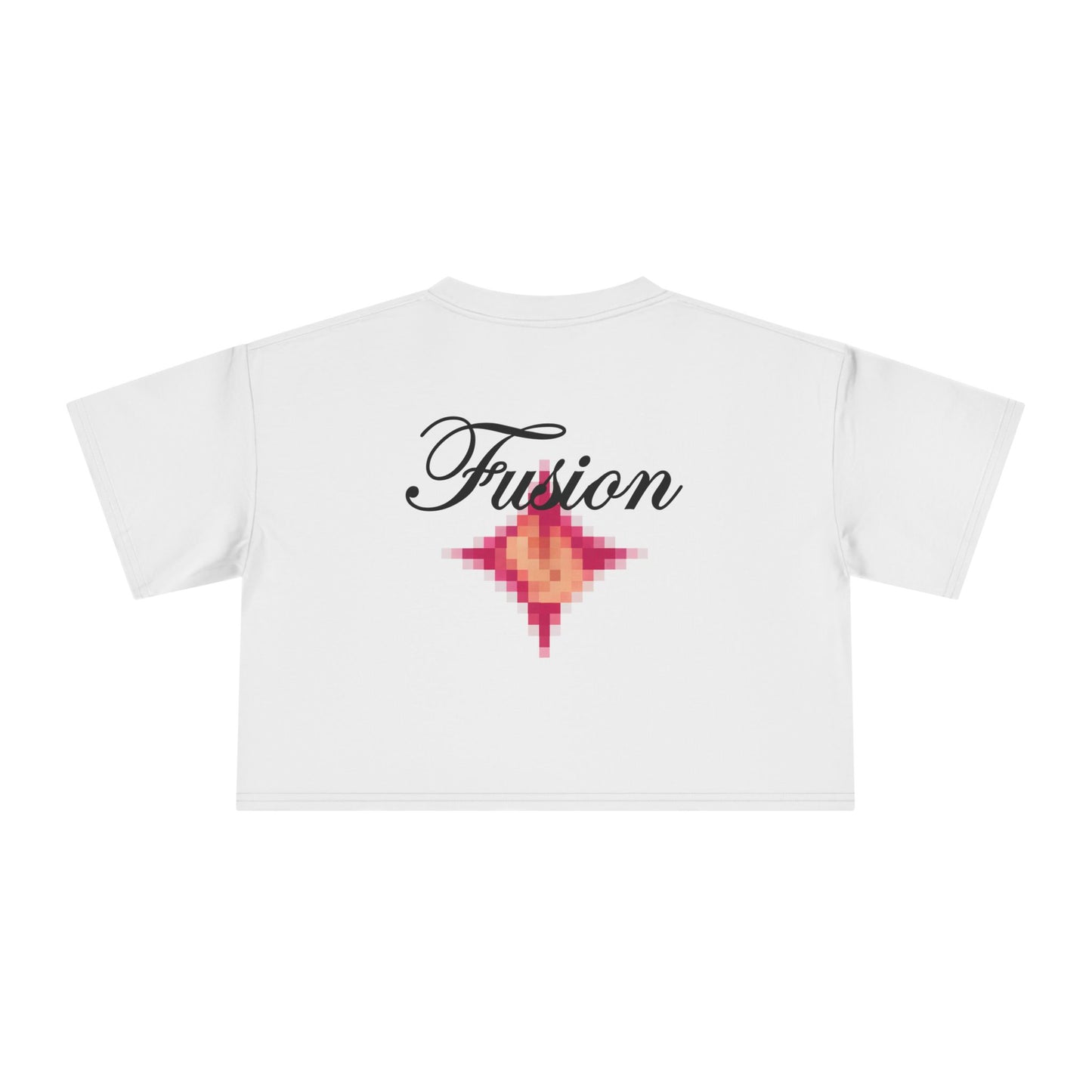 "Fusion" Crop Tee
