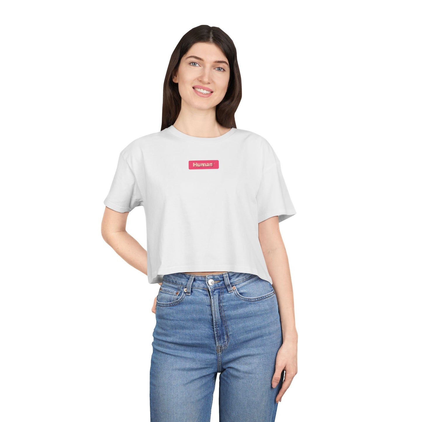 "Fusion" Crop Tee
