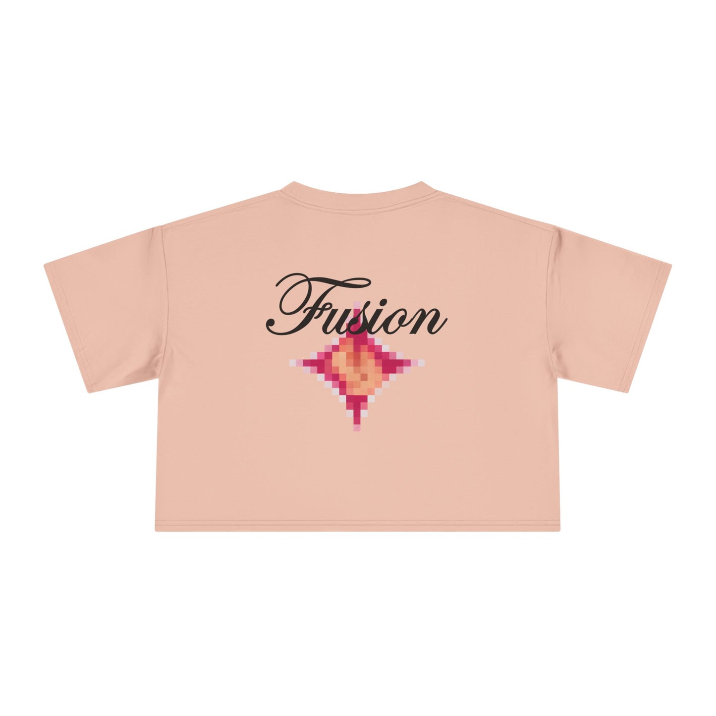 "Fusion" Crop Tee