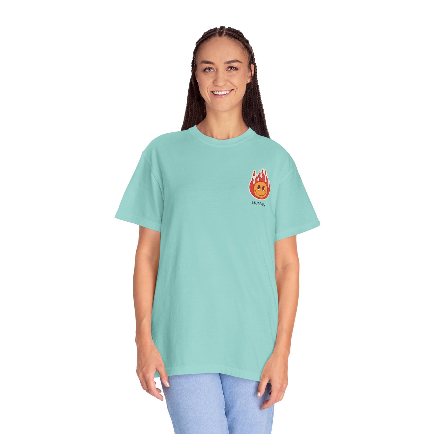 "Happily on fire" Tee - Vintage
