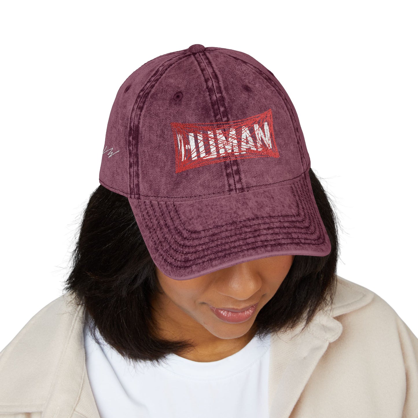 "Trapped" Vintage Cap - Embroidery
