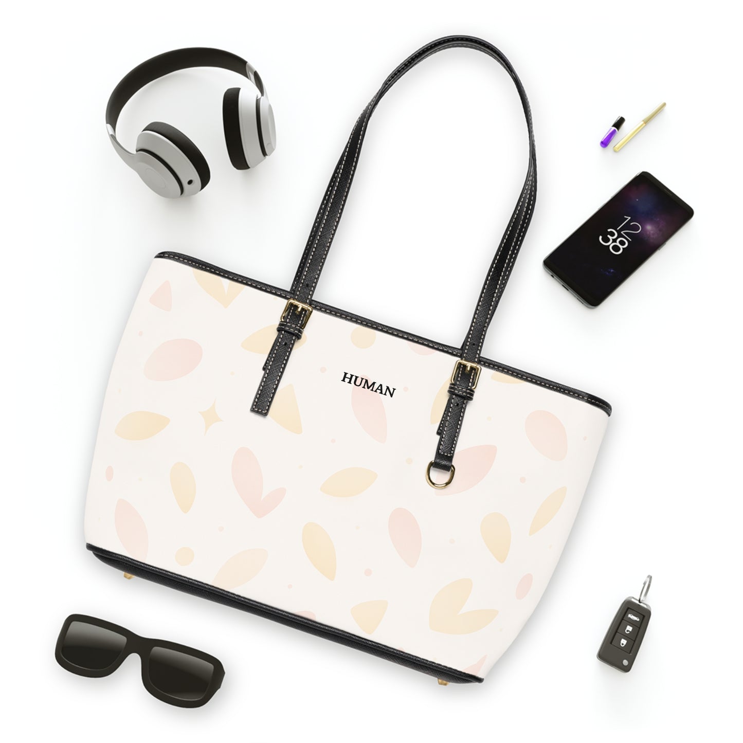 "Soft Sentation" Shoulder Bag - Abstract Emotions