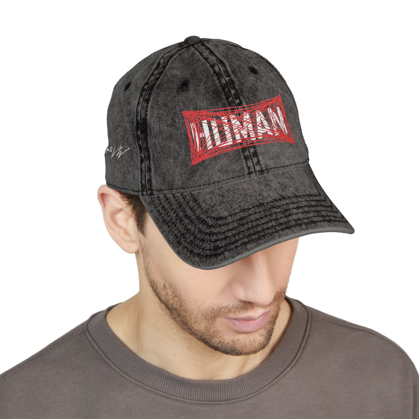 "Trapped" Vintage Cap - Embroidery
