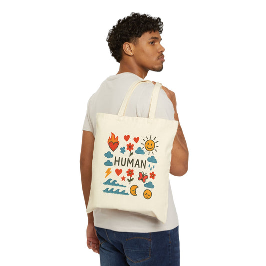 "This is HUMAN" Tote Bag