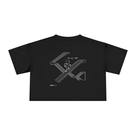 "UNsTabLE" Crop Tee