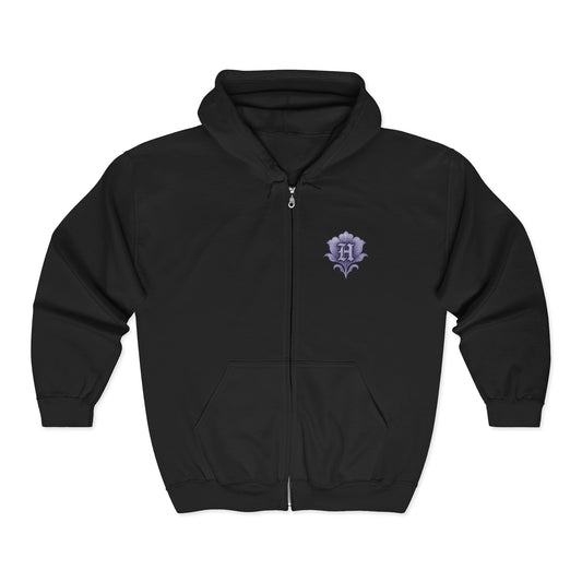 "Thorns" Zip-Up Hoodie - Embroidery