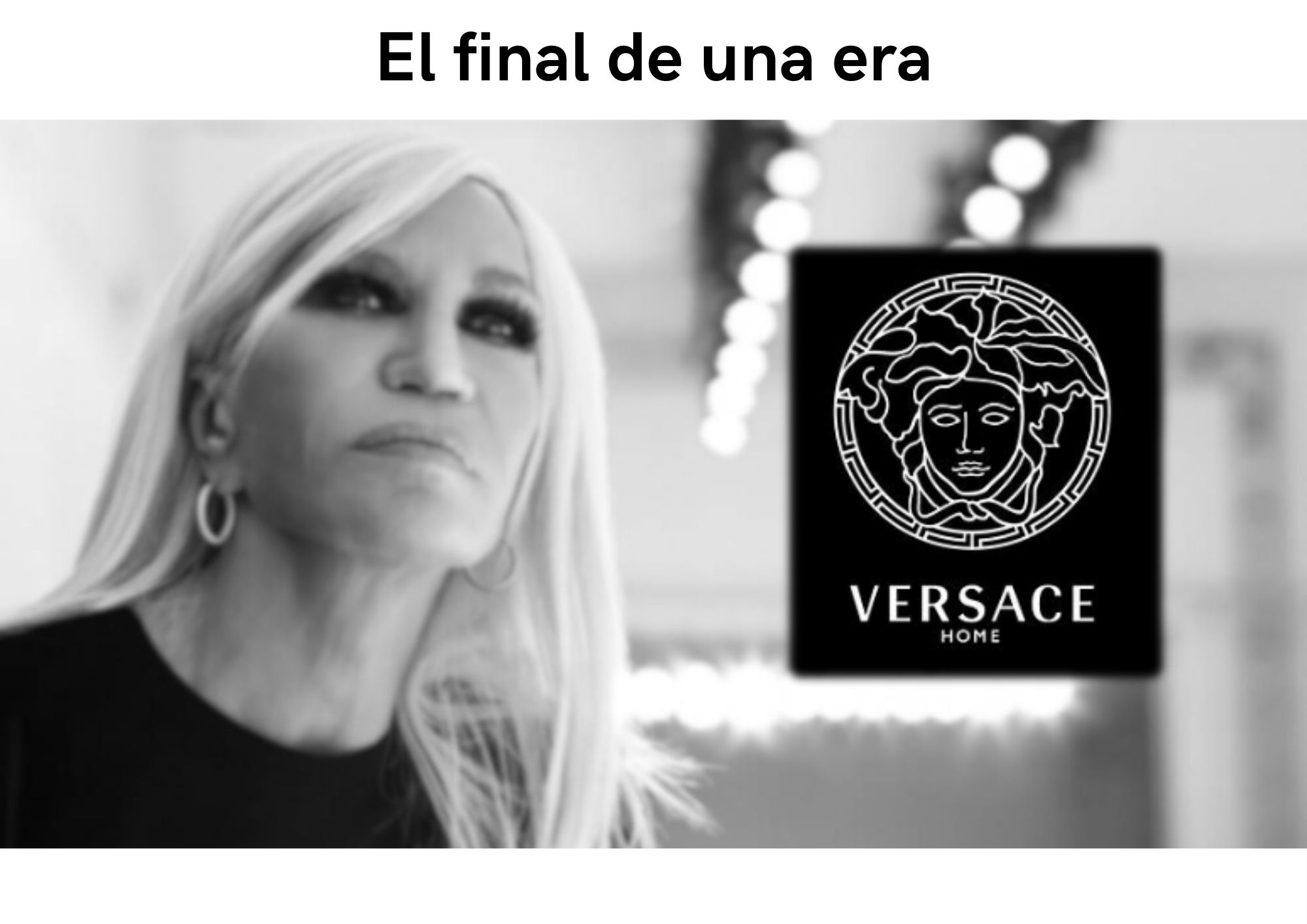 Donatella Versace cierra una magnífica era